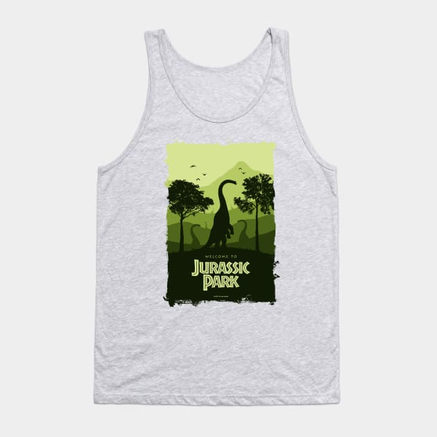 Welcome To Jurassic Park Tank Top by avperth